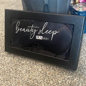 PCA Skin Silk Sleep Mask and Silk Pillow Case Black